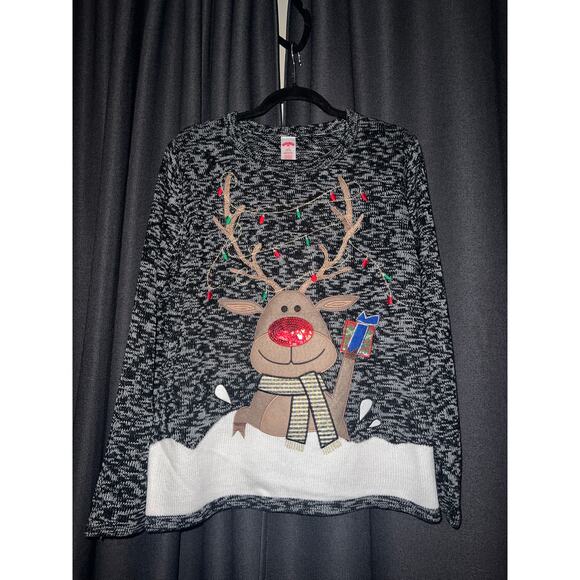 Ugly Christmas Sweater Xmas Size Large NWT - Picture 1 of 3
